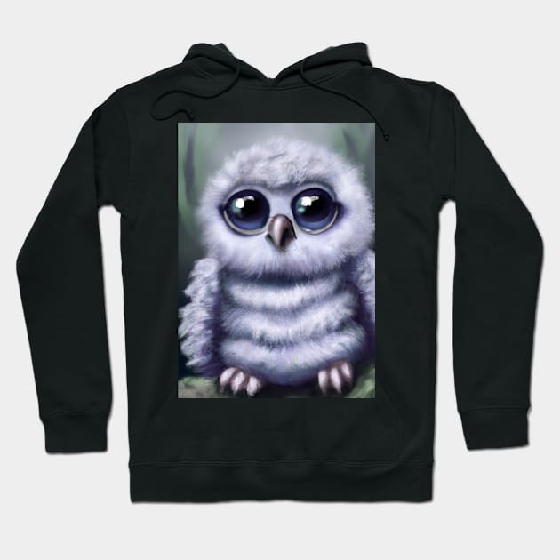 Baby Owl Hoodie by maxcode